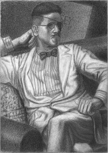Portrett av James Joyce