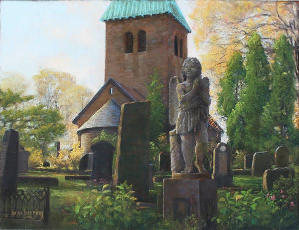 Kirkegården, Gamle Aker Kirke
